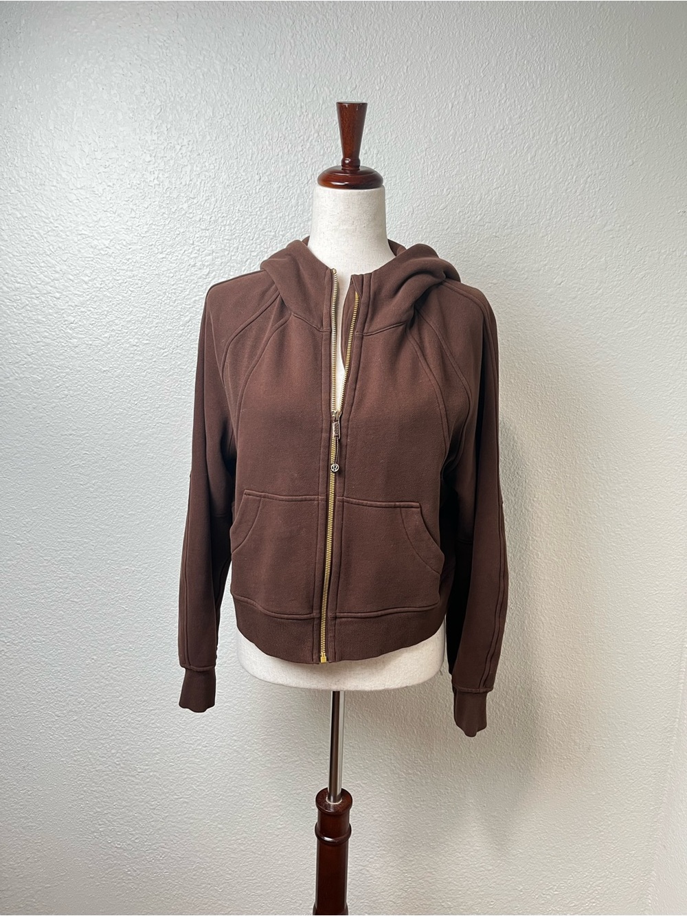 Lululemon Brown Scuba Zip Hoodie Size XS/S - Picture 2 of 9